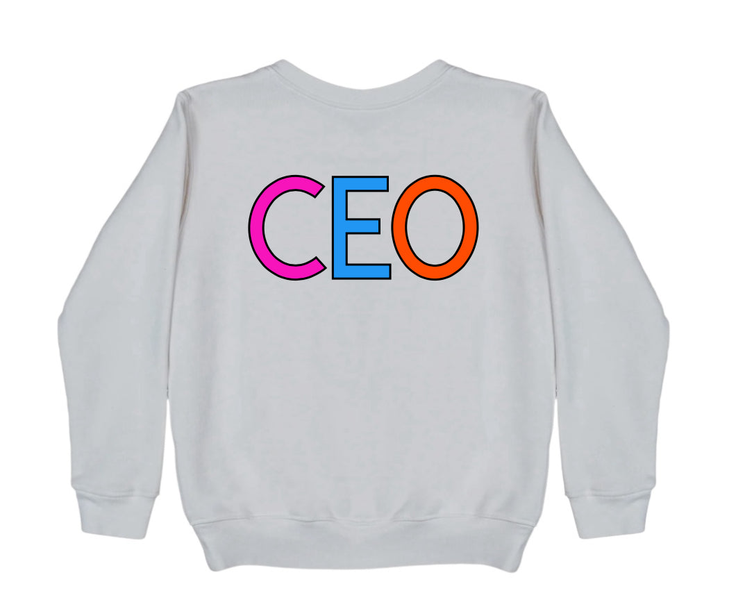CEO SIGNATURE NEON LOGO CREWNECK