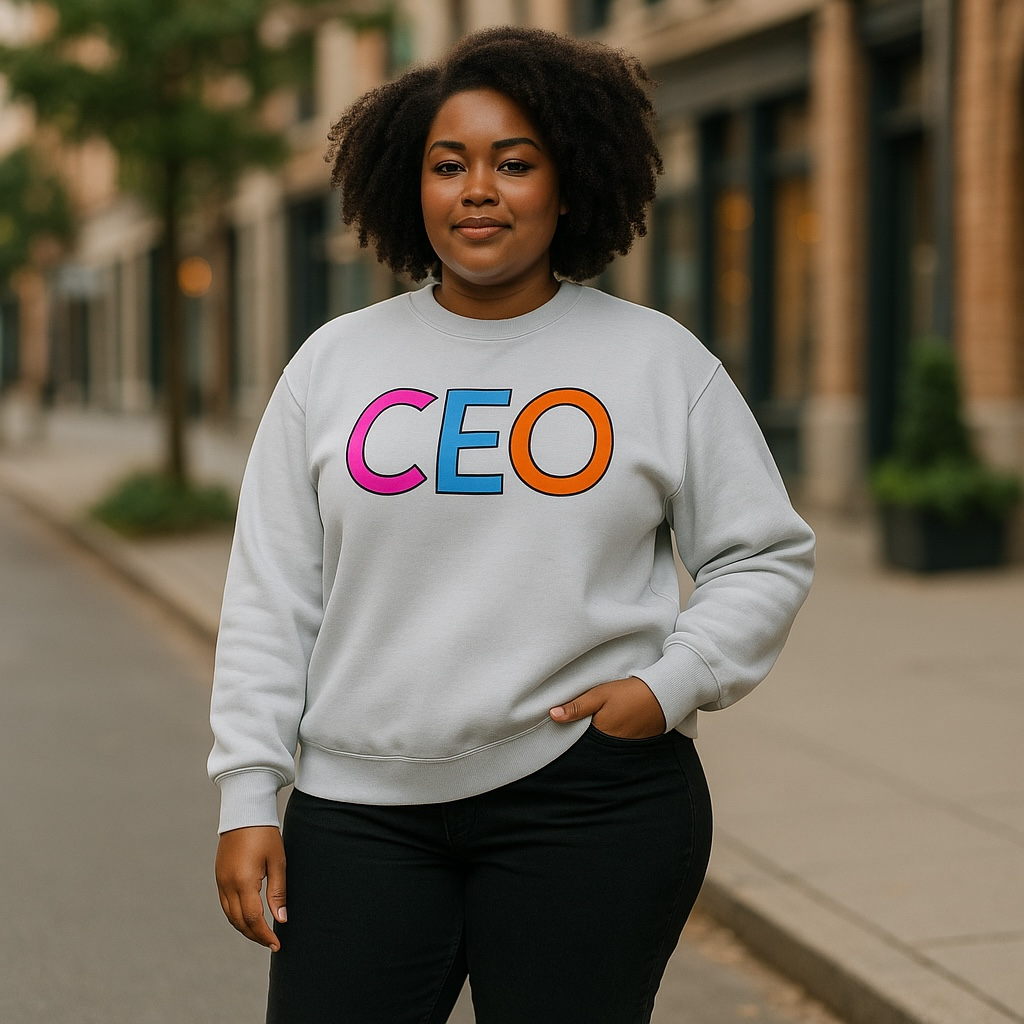CEO SIGNATURE NEON LOGO CREWNECK