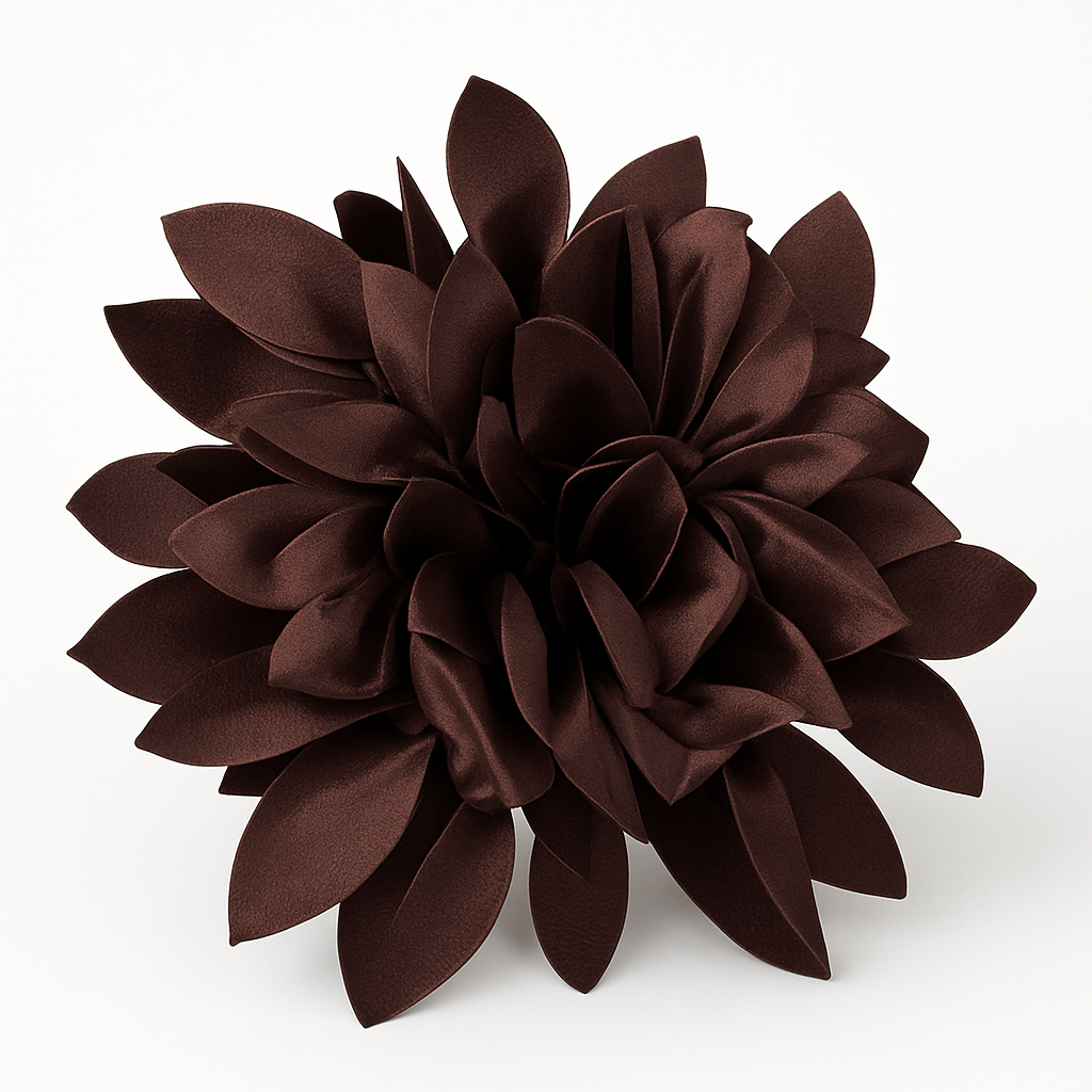 Black Pony Petal Scrunchie
