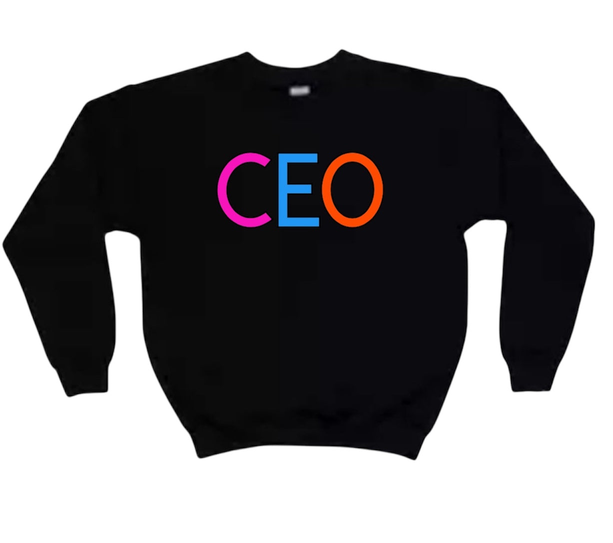 CEO SIGNATURE NEON LOGO CREWNECK