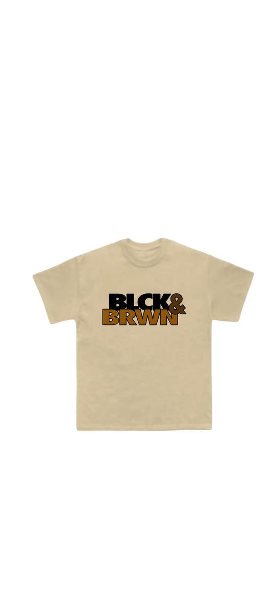 BLCK & BRWN SIGNATURE TEE