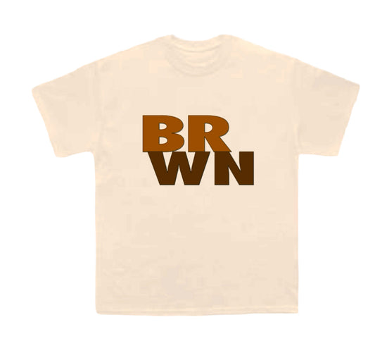 STANDARD BRWN SIGNATURE TEE