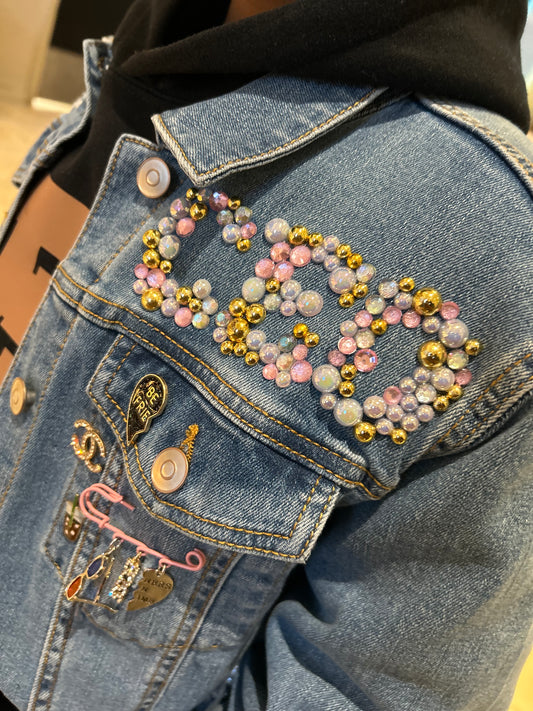 REP YOUR BIZ DENIM JACKET