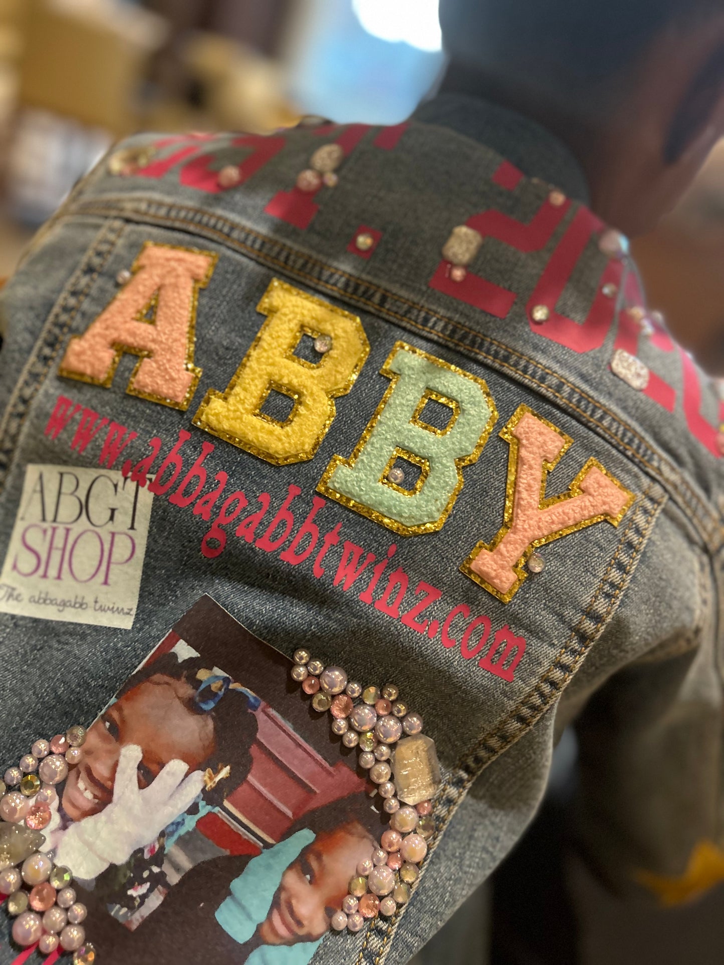 REP YOUR BIZ DENIM JACKET
