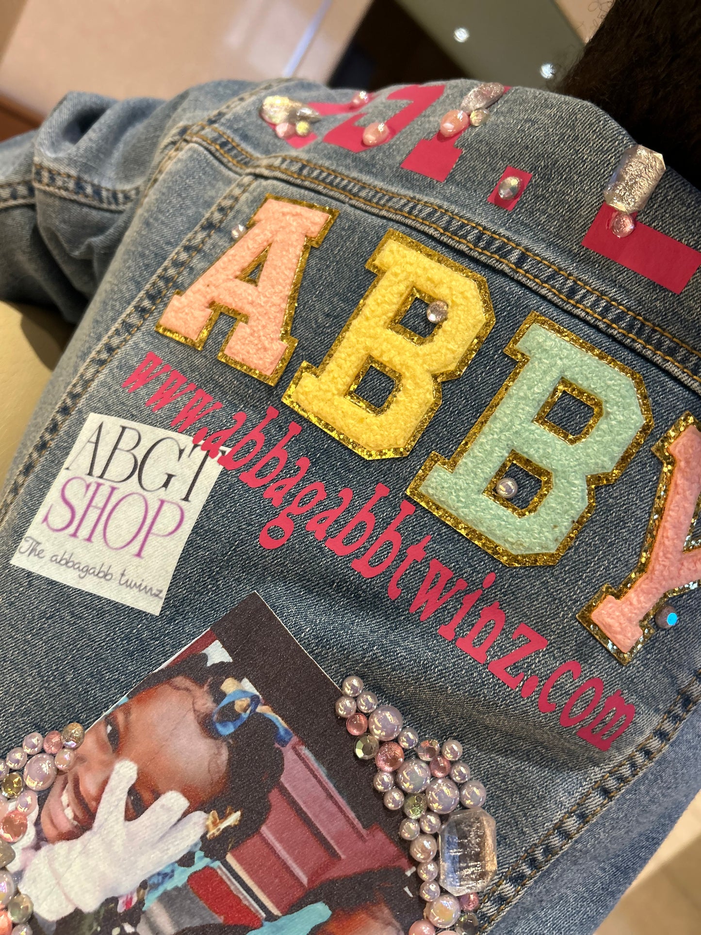 REP YOUR BIZ DENIM JACKET