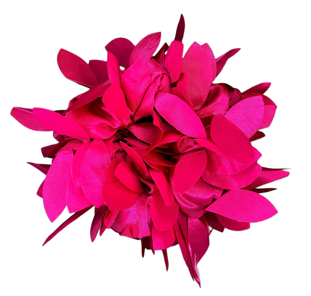 Hot Pink Pony Petal Scrunchie