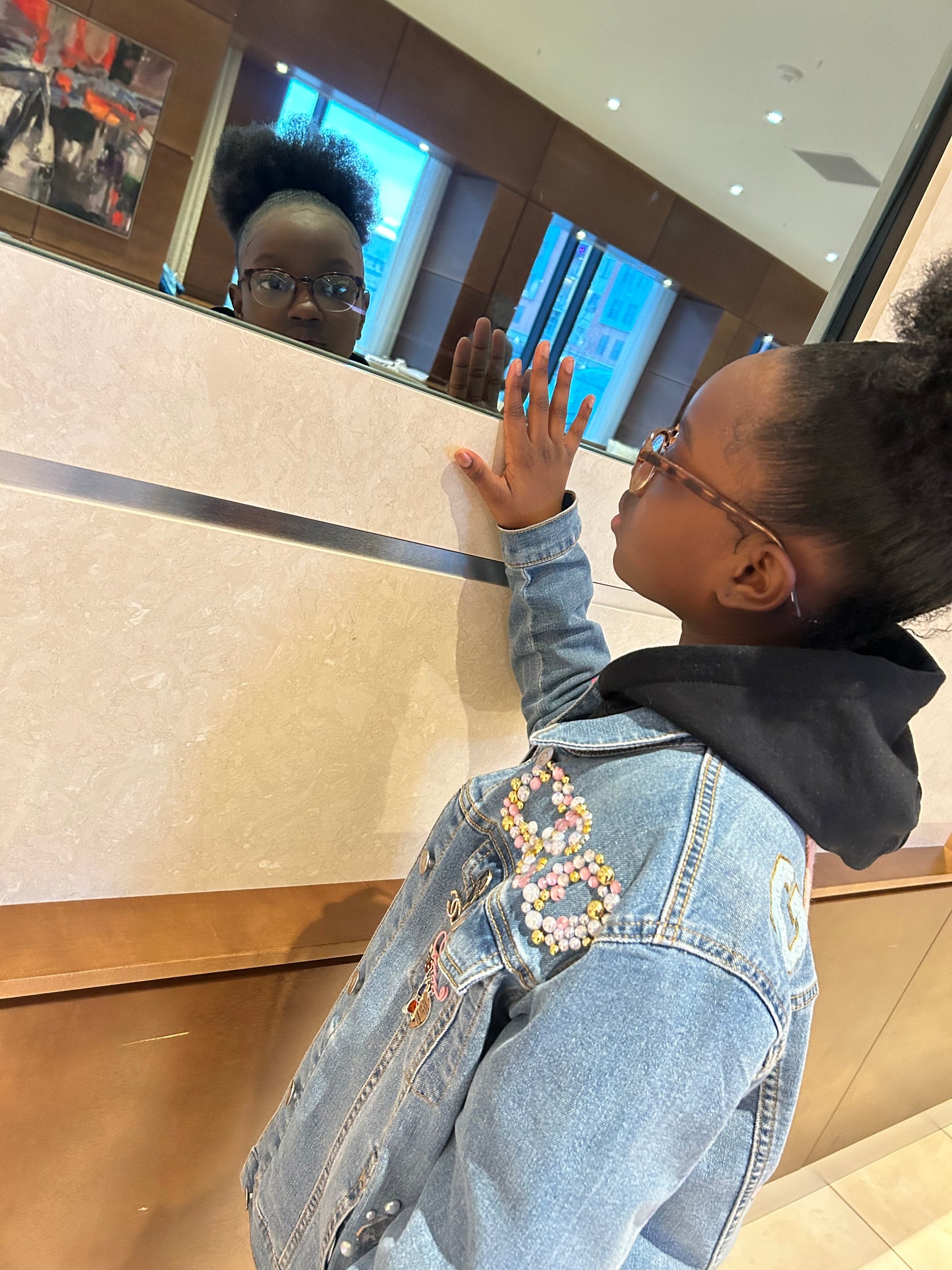REP YOUR BIZ DENIM JACKET