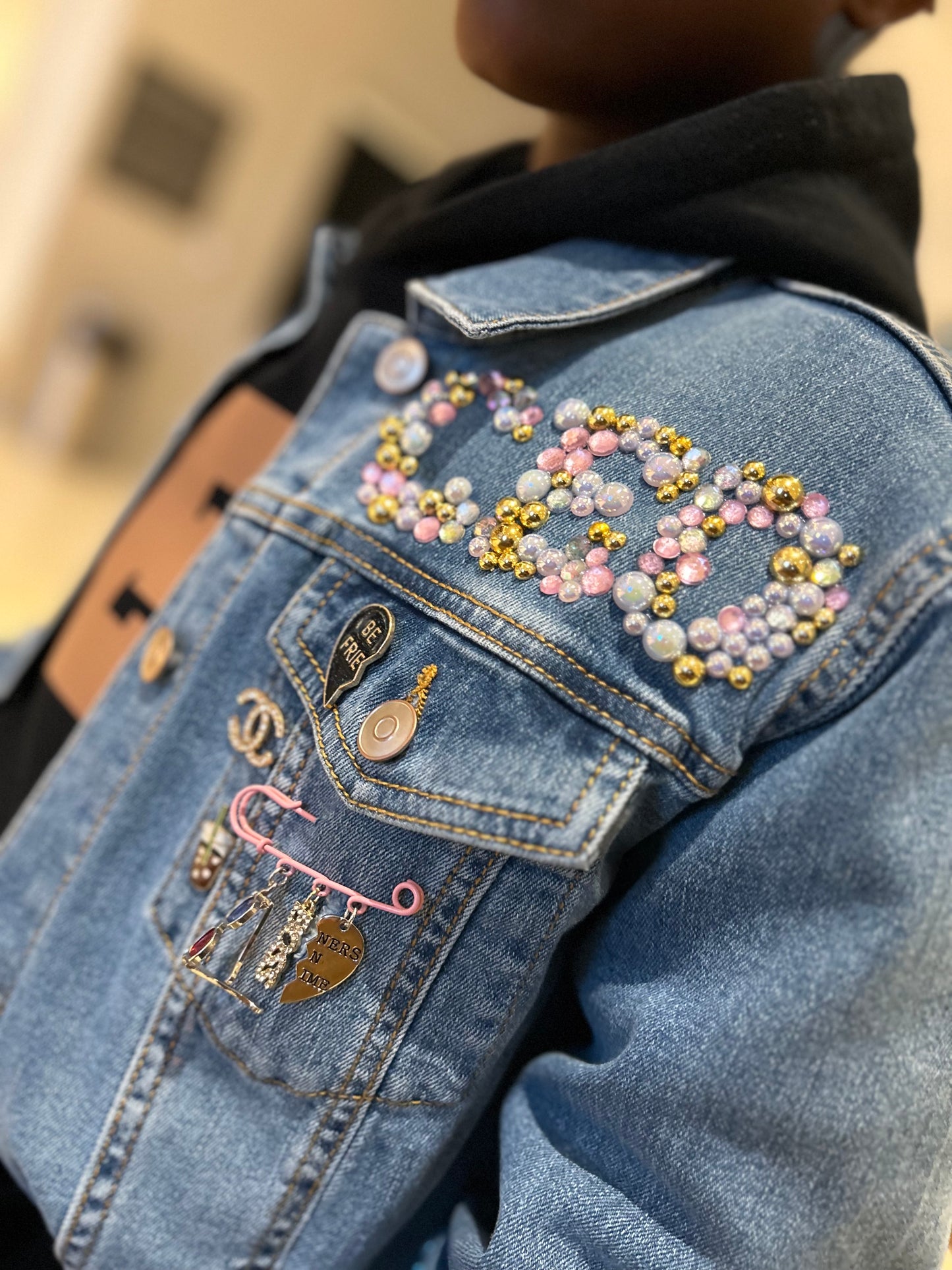 REP YOUR BIZ DENIM JACKET