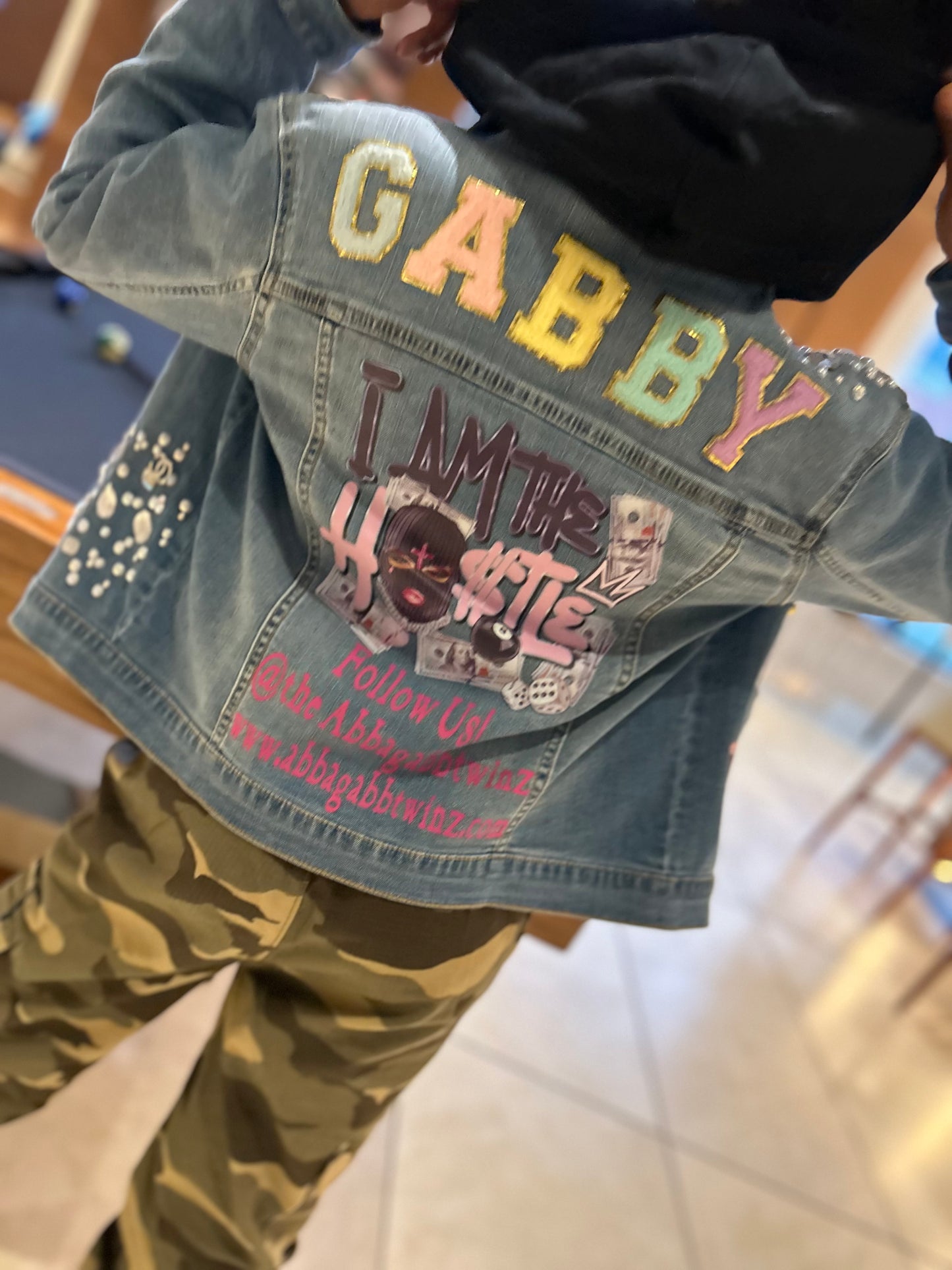 REP YOUR BIZ DENIM JACKET