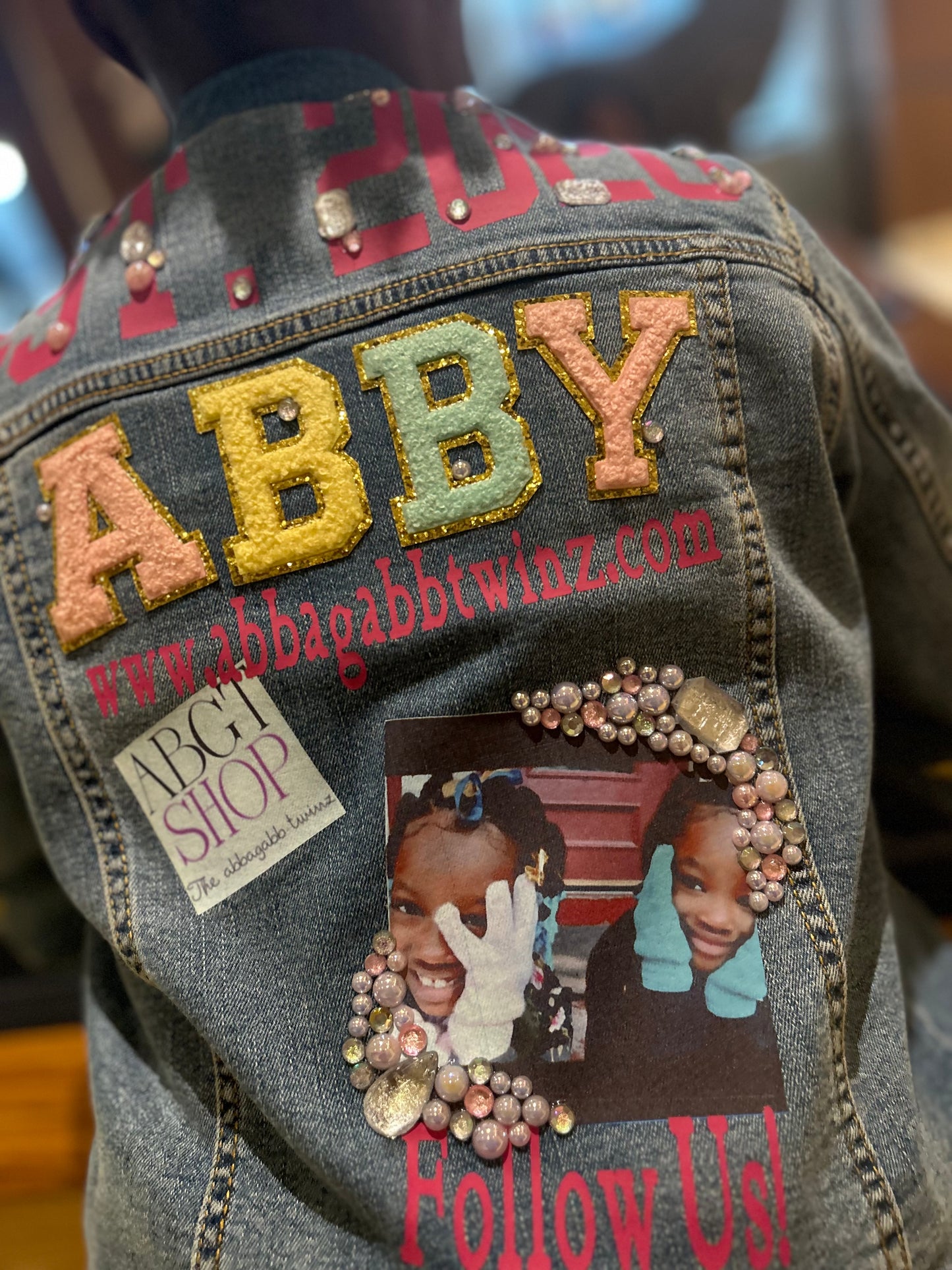 REP YOUR BIZ DENIM JACKET