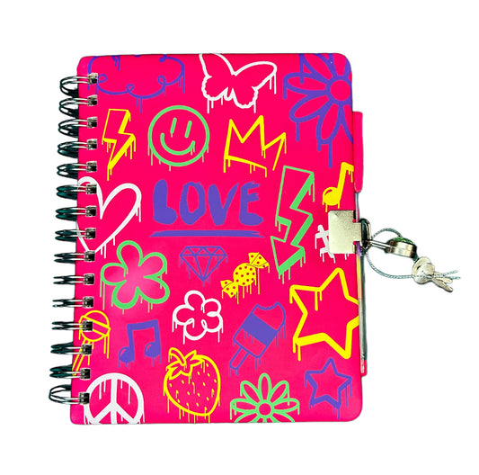 Color Changing LOCK& KEY Diary