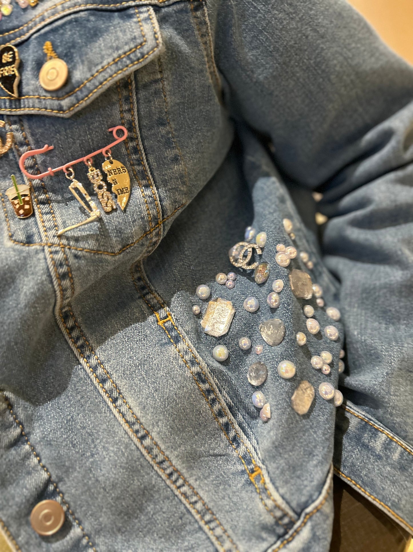 REP YOUR BIZ DENIM JACKET