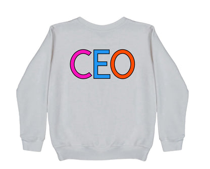 CEO SIGNATURE NEON LOGO CREWNECK