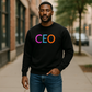 CEO SIGNATURE NEON LOGO CREWNECK