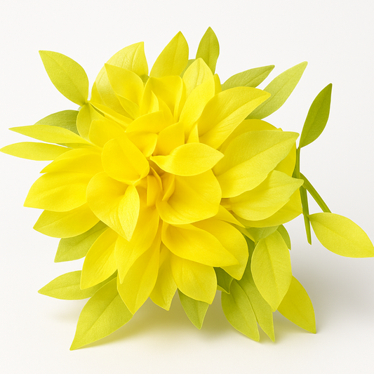 Yellow Pony Petal Scrunchie