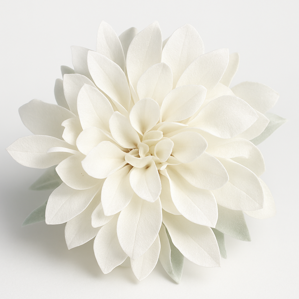 White Pony Petal Scrunchie