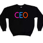 CEO SIGNATURE NEON LOGO CREWNECK