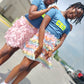 Flowing Petals Specialty Skirt & Matching Scrunchies 📌YOUTH SIZES ONLY