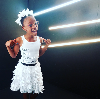 Flowing Petals Specialty Skirt & Matching Scrunchies 📌YOUTH SIZES ONLY