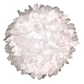 Flowing Petals Pure White Satin Bonnet