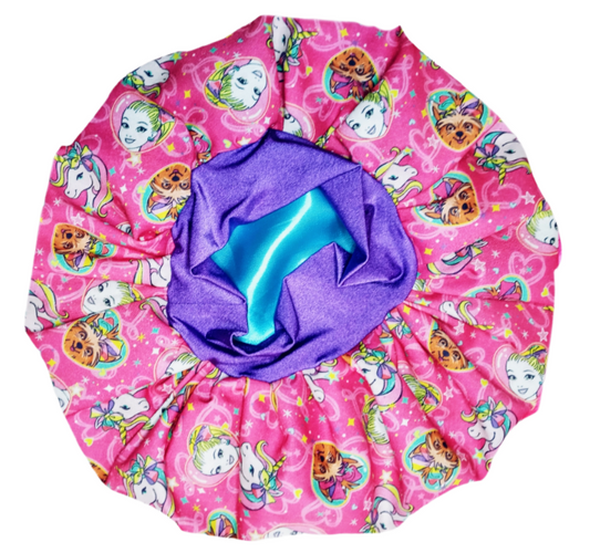 Jo-Jo Inspired Satin Bonnet